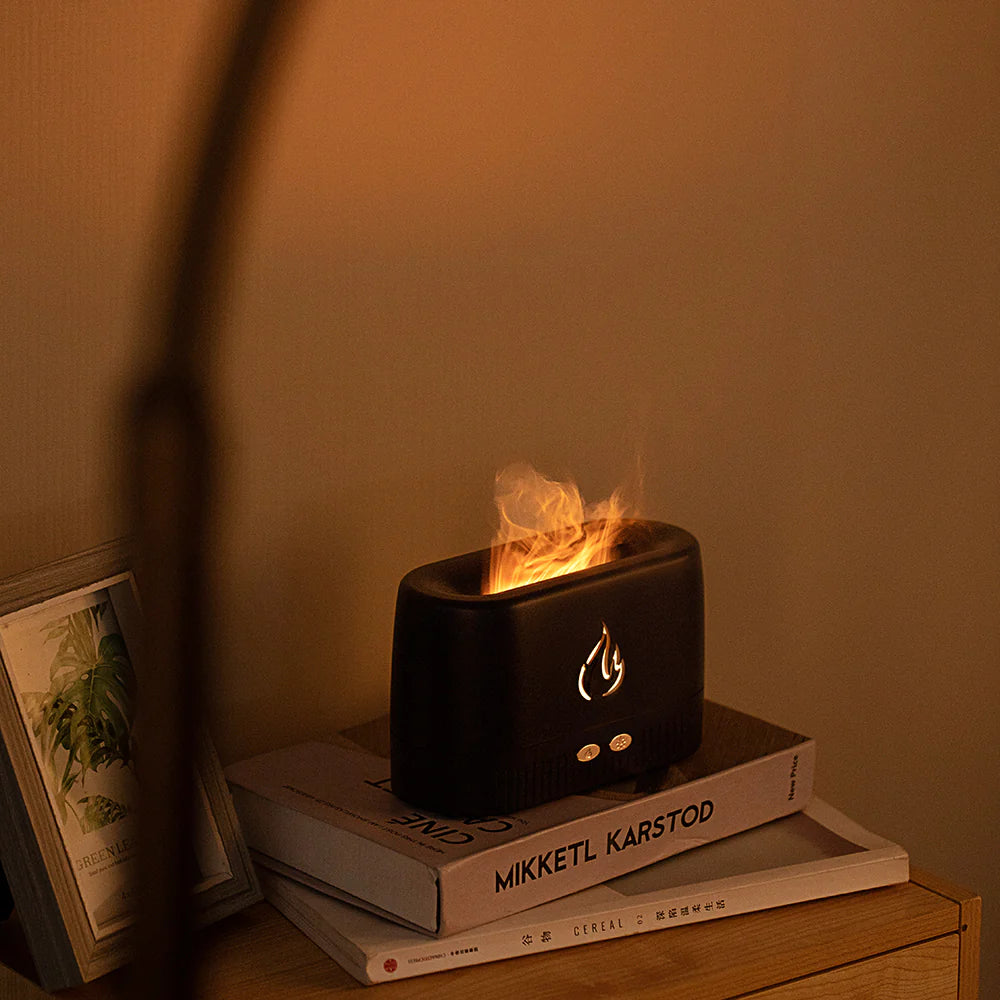 Portable Aroma Diffuser, Atomizer Air Flame Humidifier